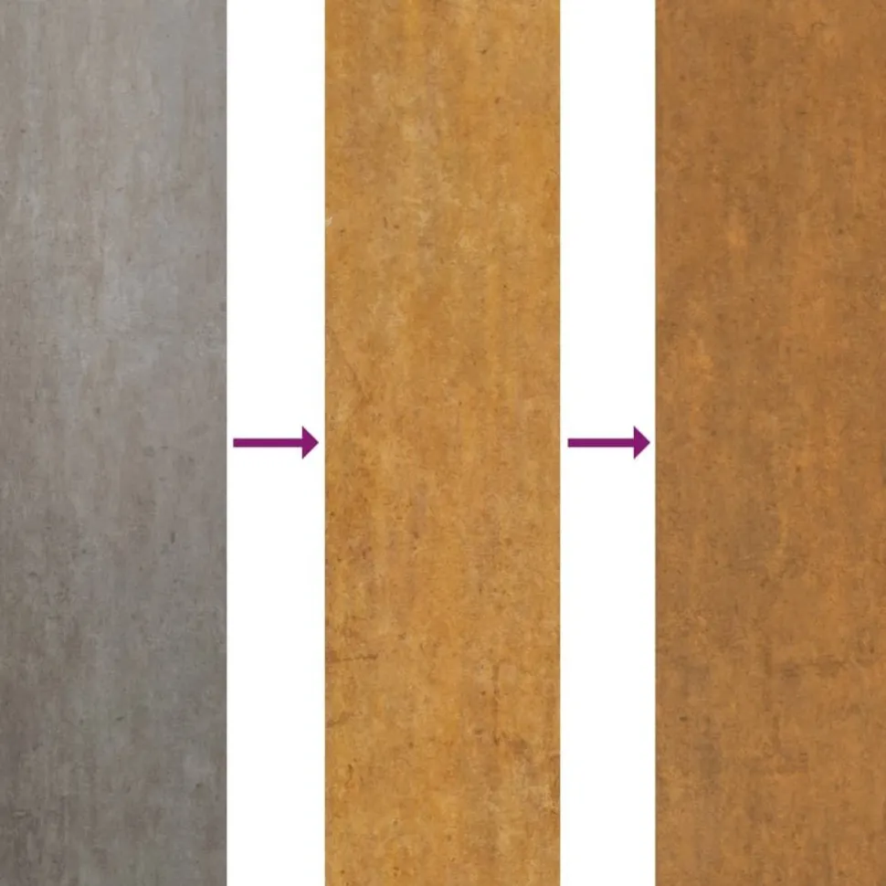 Istutuslaatikko 280x80x80 cm corten-teräs