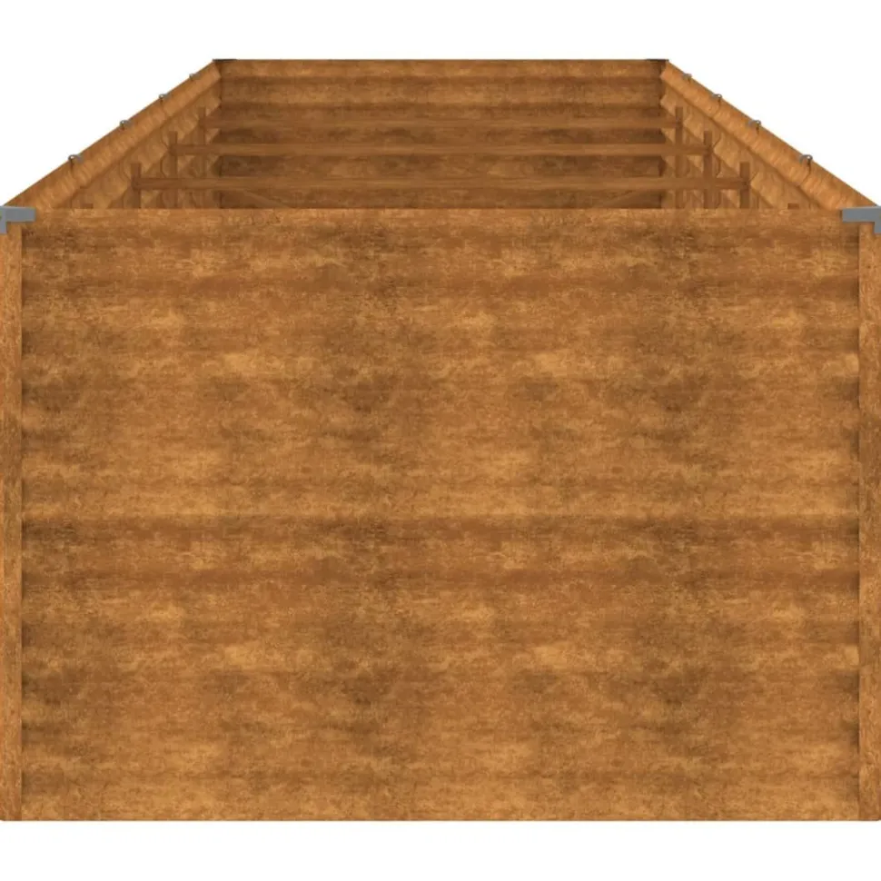 Istutuslaatikko 479x100x69 cm corten-teräs