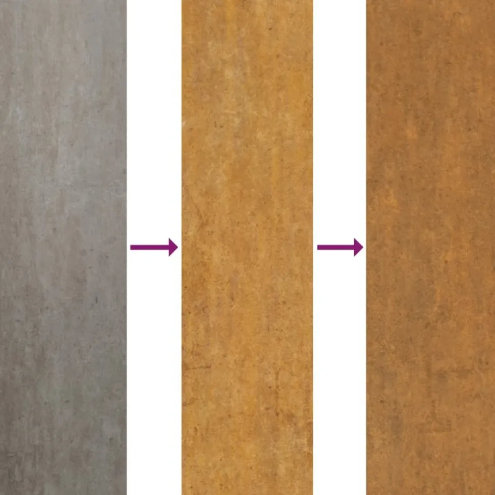 Istutuslaatikko 479x100x69 cm corten-teräs