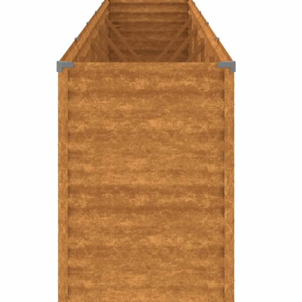 Istutuslaatikko 482x50x69 cm corten-teräs