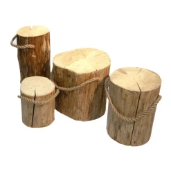 Jakkara EcoFurn Pölkky Ø25-35 x 45 cm käsittelemätön
