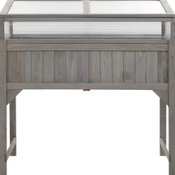 Jalallinen kasvihuoneellinen istutuslaatikko 110x54x120cm kuusi
