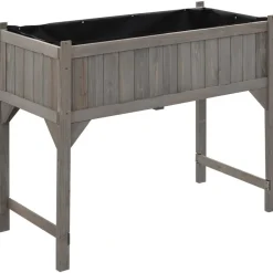 Jalallinen kasvihuoneellinen istutuslaatikko 110x54x120cm kuusi