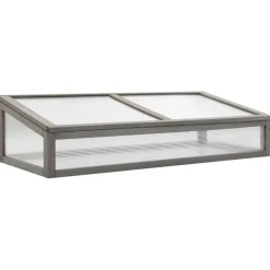 Jalallinen kasvihuoneellinen istutuslaatikko 110x54x120cm kuusi
