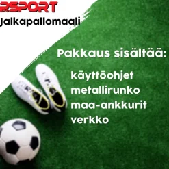 Jalkapallomaali ProSport Real 240x150cm, 2kpl