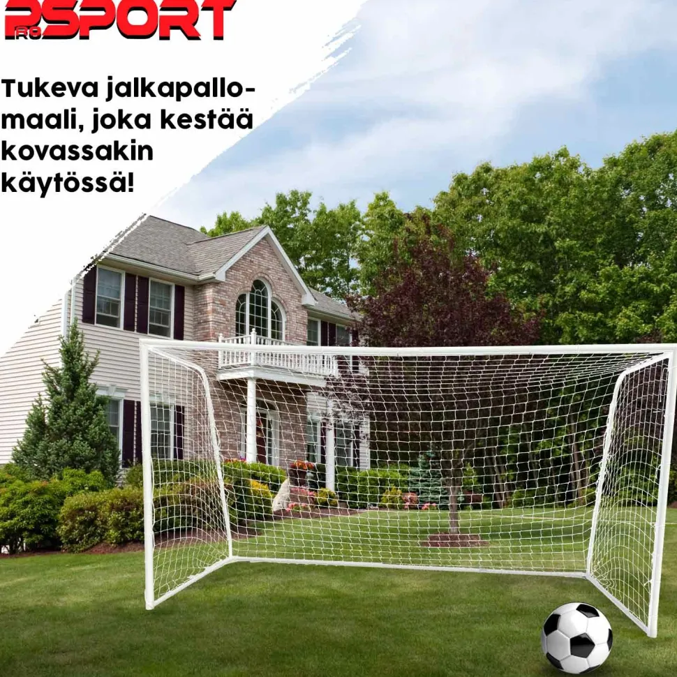 Jalkapallomaali ProSport, tukeva, 210x150x50cm