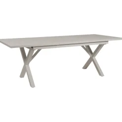 Jatkettava ruokapöytä terassille Brafab Hillmond, 160/220x100cm, khaki