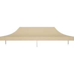 Juhlateltan katto 6x3 m beige 270 g/m²