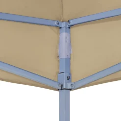 Juhlateltan katto 6x3 m beige 270 g/m²