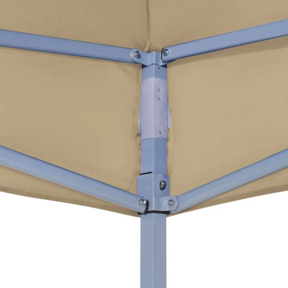 Juhlateltan katto 6x3 m beige 270 g/m²