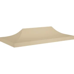 Juhlateltan katto 6x3 m beige 270 g/m²