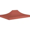 Juhlateltan katto 4x3 m terrakotta 270 g/m²