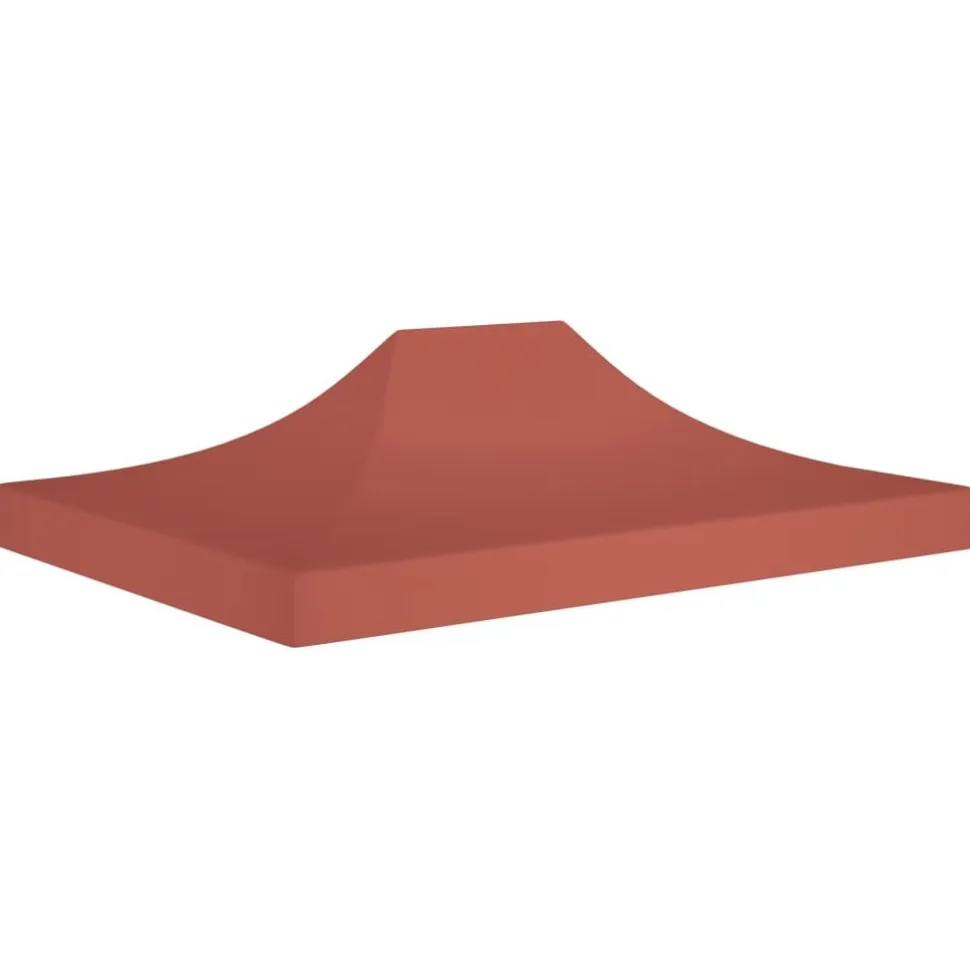 Juhlateltan katto 4x3 m terrakotta 270 g/m²