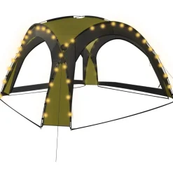 Juhlateltta led-valoilla ja 4 sivuseinällä 3,6x3,6x2,3 m