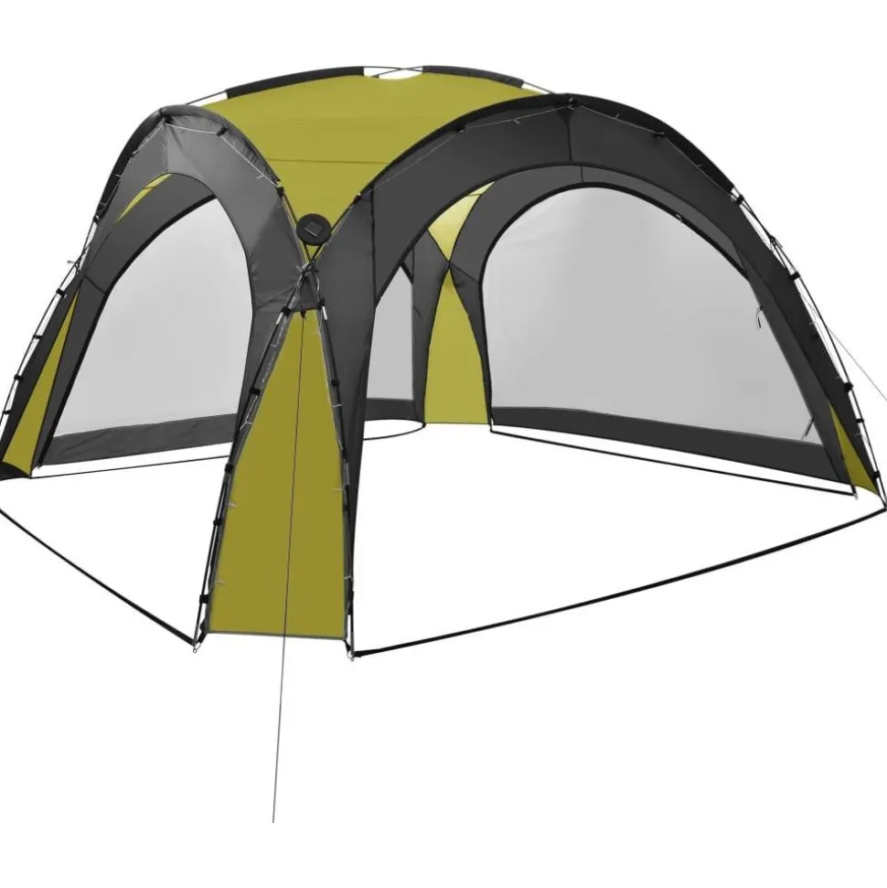 Juhlateltta led-valoilla ja 4 sivuseinällä 3,6x3,6x2,3 m