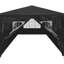 Juhlateltta seinillä 3x9m antrasiitti