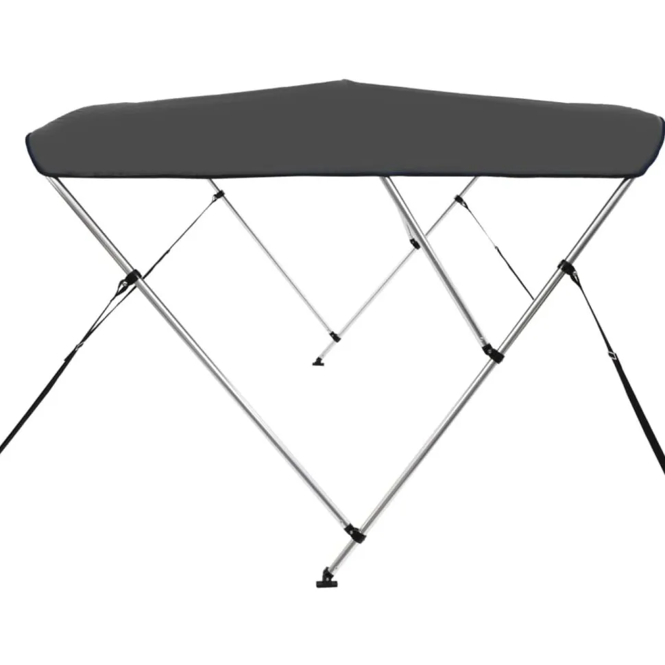 3-kaarinen bimini-kate, antrasiitti 183x160x137 cm