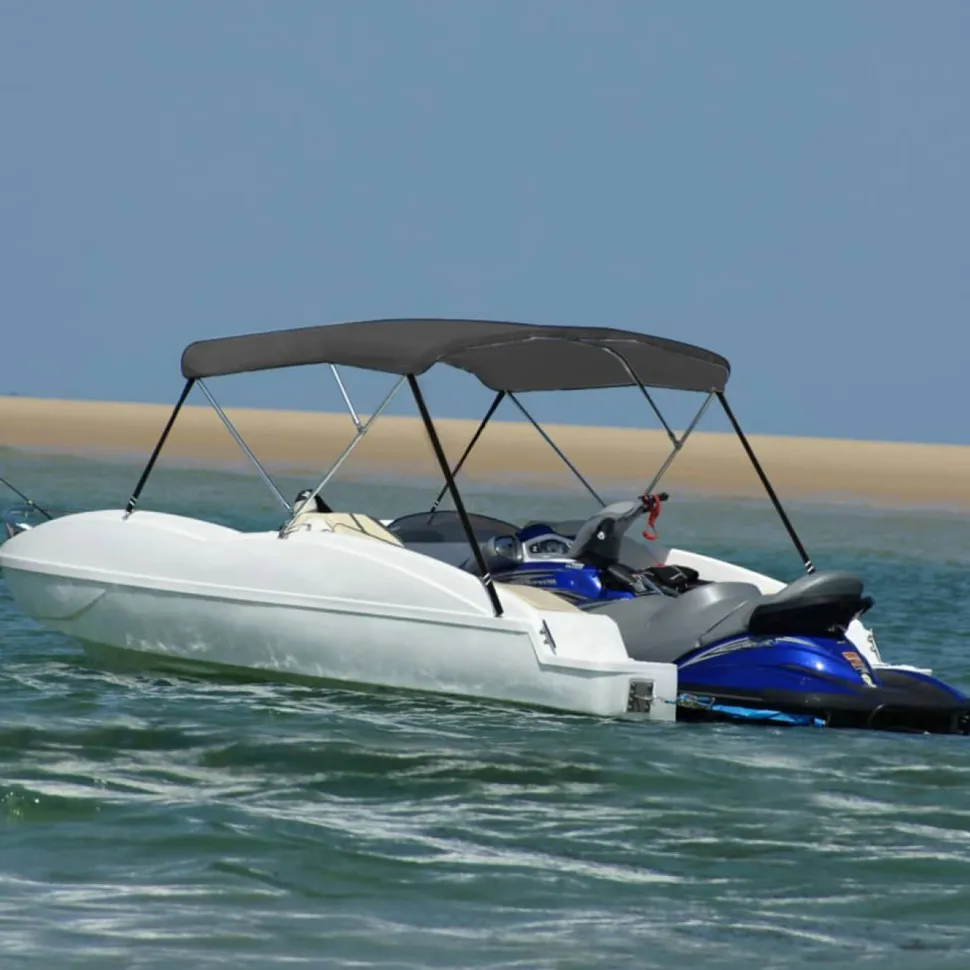 3-kaarinen bimini-kate, antrasiitti 183x140x137 cm