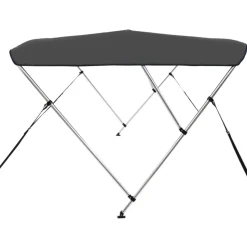 3-kaarinen bimini-kate, antrasiitti 183x140x137 cm
