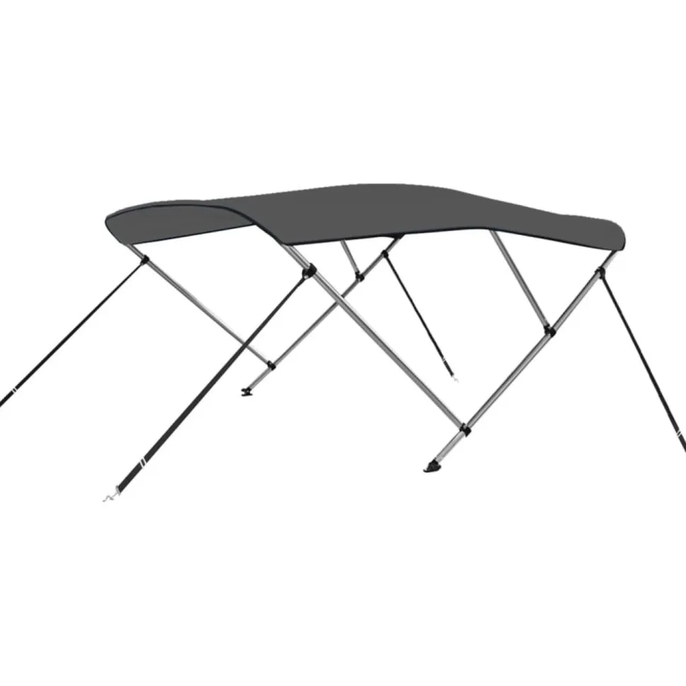 3-kaarinen bimini-kate, antrasiitti 183x196x137 cm