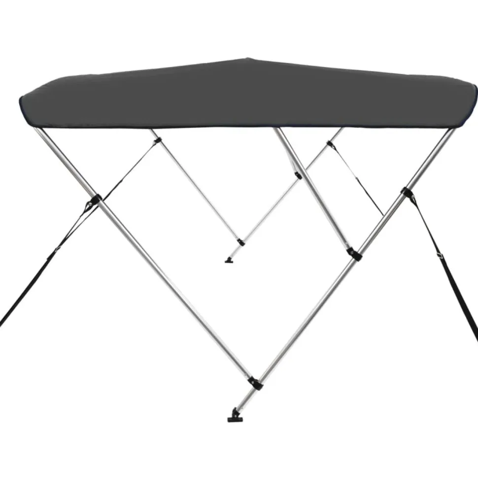 3-kaarinen bimini-kate, antrasiitti 183x196x137 cm