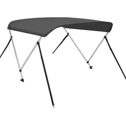 2-kaarinen bimini-kate, antrasiitti 180x130x110 cm