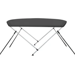 2-kaarinen bimini-kate, antrasiitti 180x130x110 cm