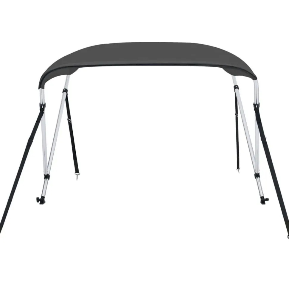 2-kaarinen bimini-kate, antrasiitti 180x130x110 cm