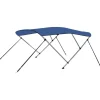 3-kaarinen bimini-kate, sininen, 183x180x137 cm