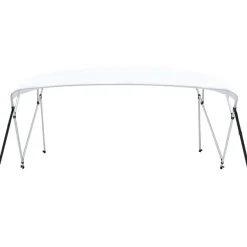 4-kaarinen bimini-kate, valkoinen 243x(230-244)x137 cm
