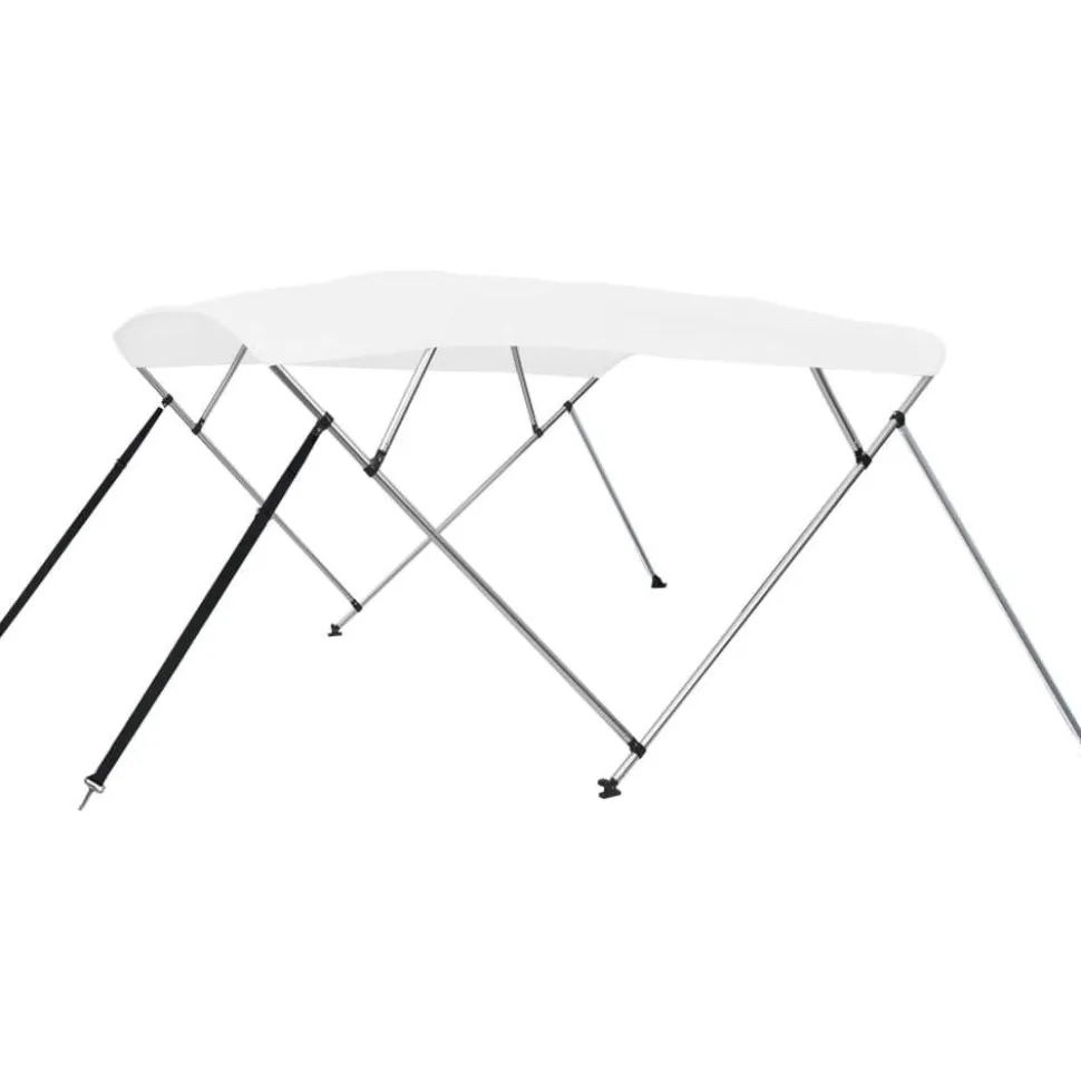 4-kaarinen bimini-kate valkoinen 243x210x117 cm