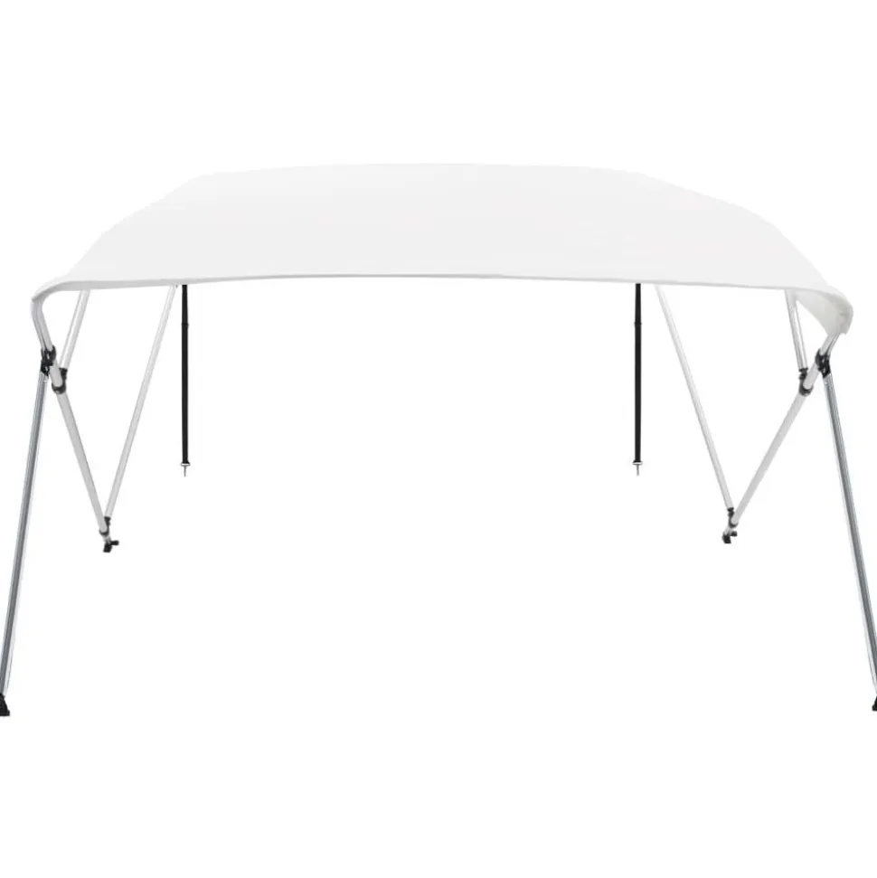 4-kaarinen bimini-kate valkoinen 243x210x117 cm
