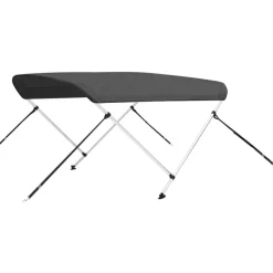 2-kaarinen bimini-kate, antrasiitti 150x120x110 cm