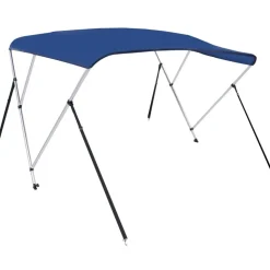 3-kaarinen bimini-kate, sininen, 183x160x137 cm
