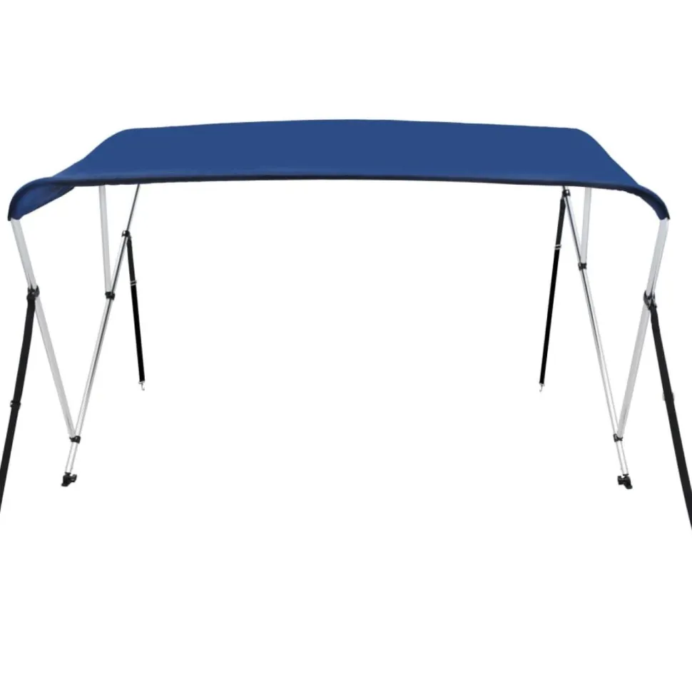 3-kaarinen bimini-kate, sininen, 183x160x137 cm