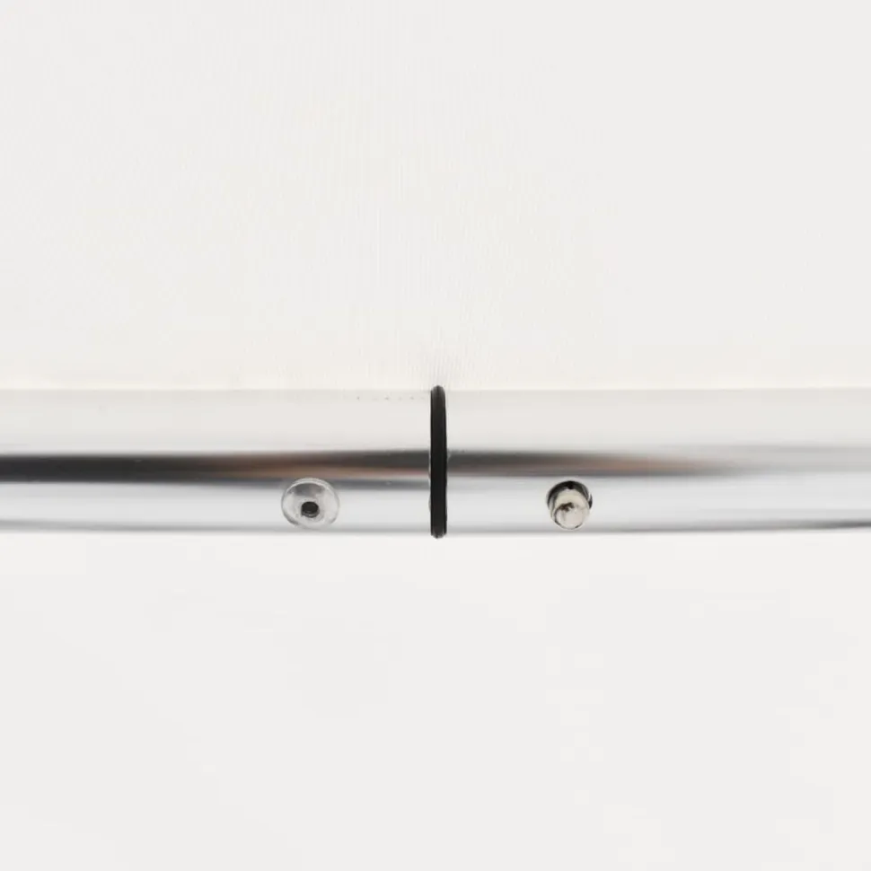 3-kaarinen bimini-kate, valkoinen, 183x196x137 cm