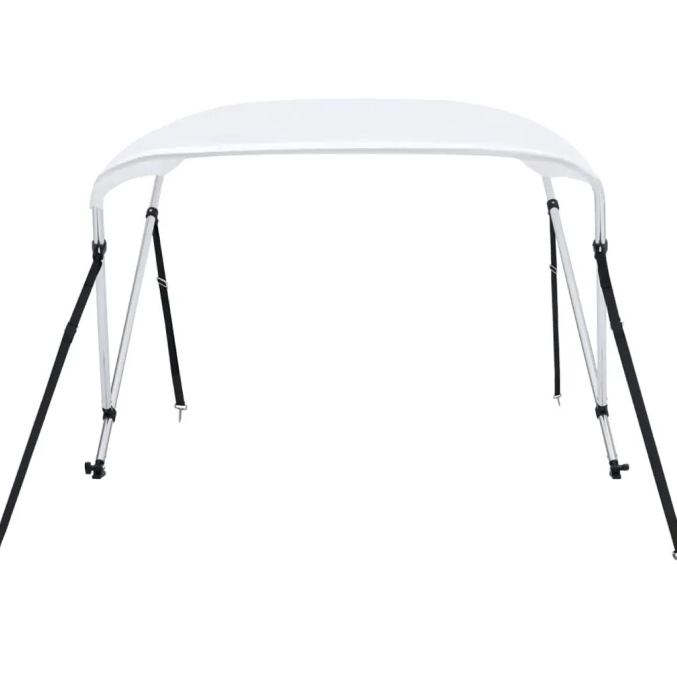 2-kaarinen bimini-kate, valkoinen 180x130x110 cm