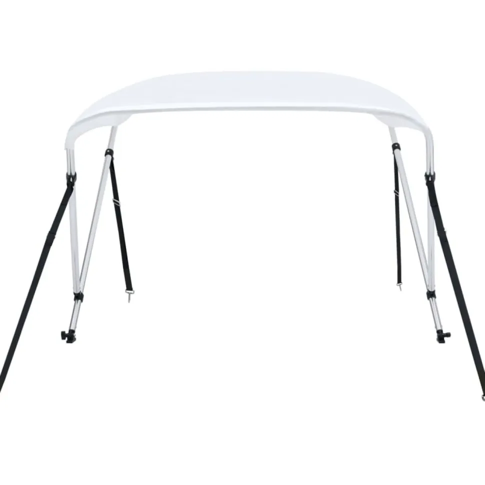 2-kaarinen bimini-kate, valkoinen 180x150x110 cm