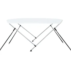 2-kaarinen bimini-kate, valkoinen 180x150x110 cm