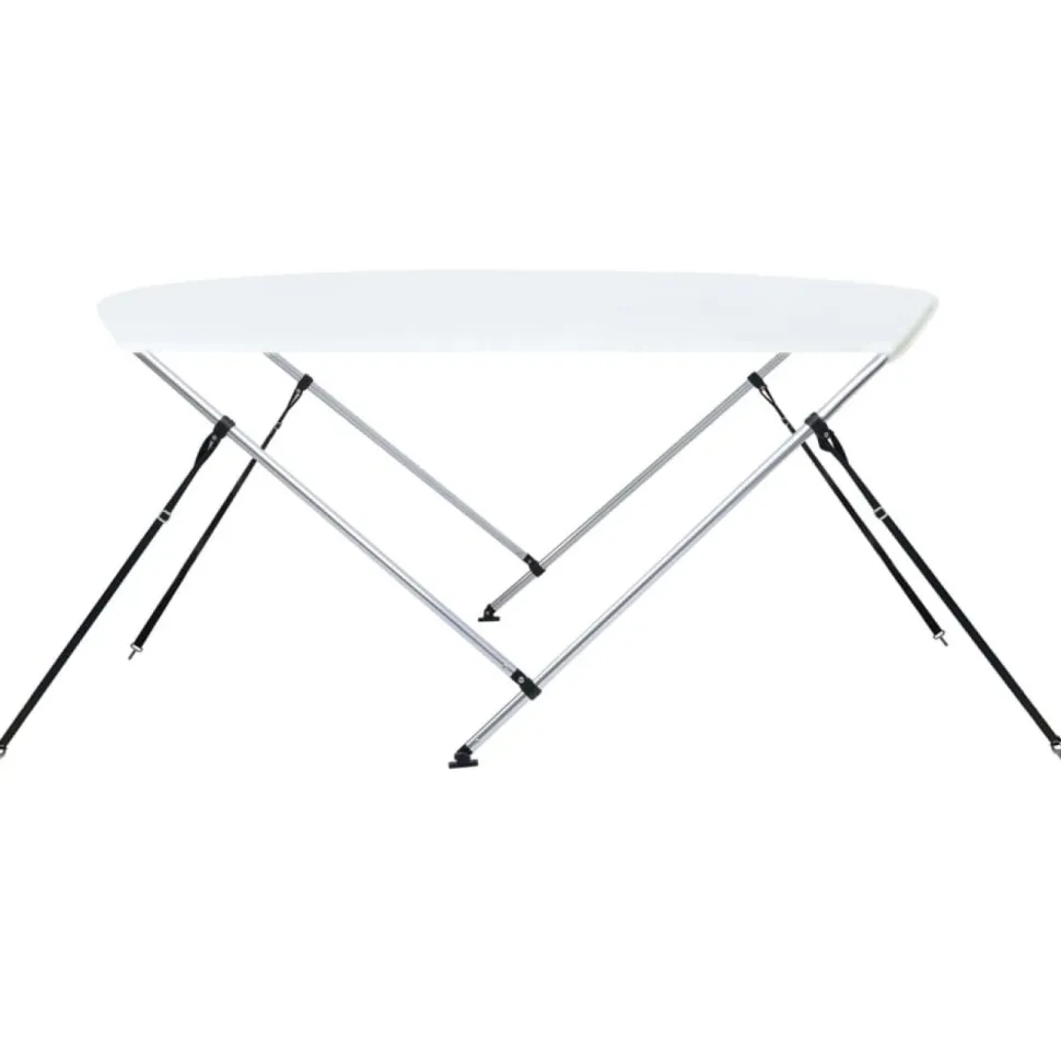 2-kaarinen bimini-kate, valkoinen 180x150x110 cm