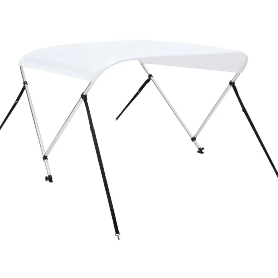 2-kaarinen bimini-kate, valkoinen 180x150x110 cm