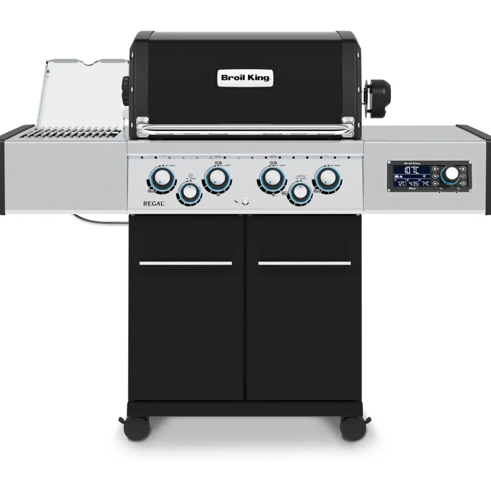 Kaasugrilli Broil King iQue Regal Q 490 IR, 4 poltinta, sivukeitin infrapunalla, varraspaahdin