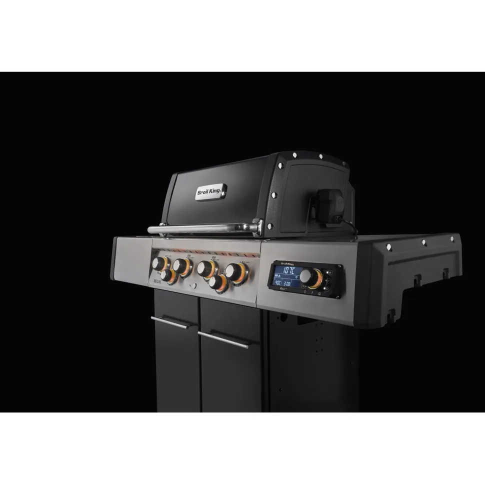 Kaasugrilli Broil King iQue Regal Q 490 IR, 4 poltinta, sivukeitin infrapunalla, varraspaahdin