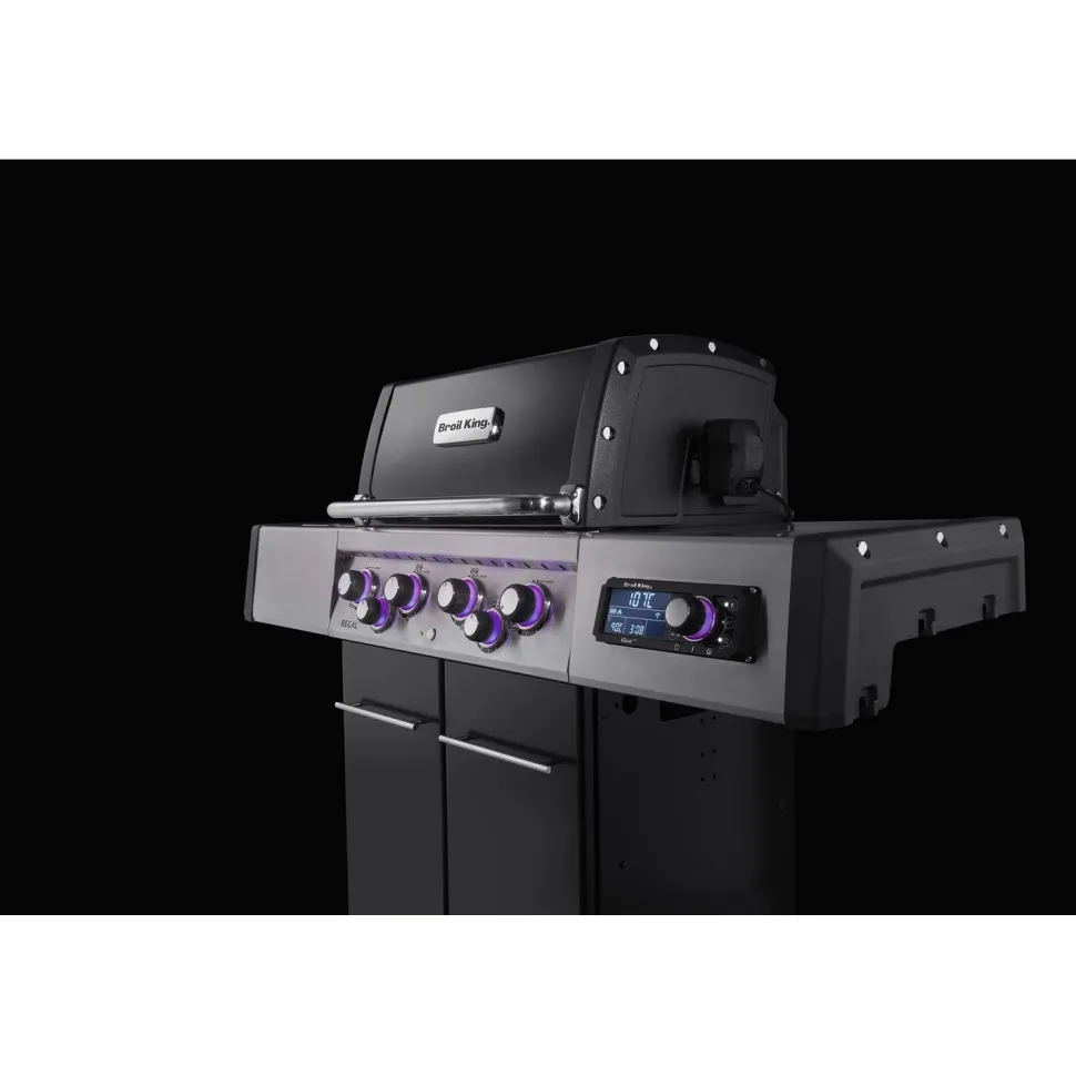 Kaasugrilli Broil King iQue Regal Q 490 IR, 4 poltinta, sivukeitin infrapunalla, varraspaahdin