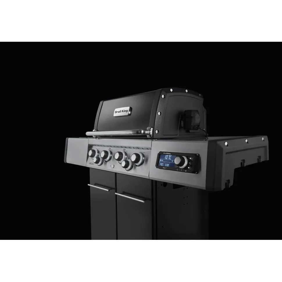 Kaasugrilli Broil King iQue Regal Q 490 IR, 4 poltinta, sivukeitin infrapunalla, varraspaahdin