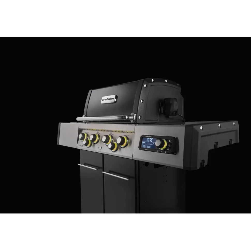 Kaasugrilli Broil King iQue Regal Q 490 IR, 4 poltinta, sivukeitin infrapunalla, varraspaahdin