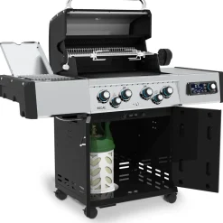 Kaasugrilli Broil King iQue Regal Q 490 IR, 4 poltinta, sivukeitin infrapunalla, varraspaahdin