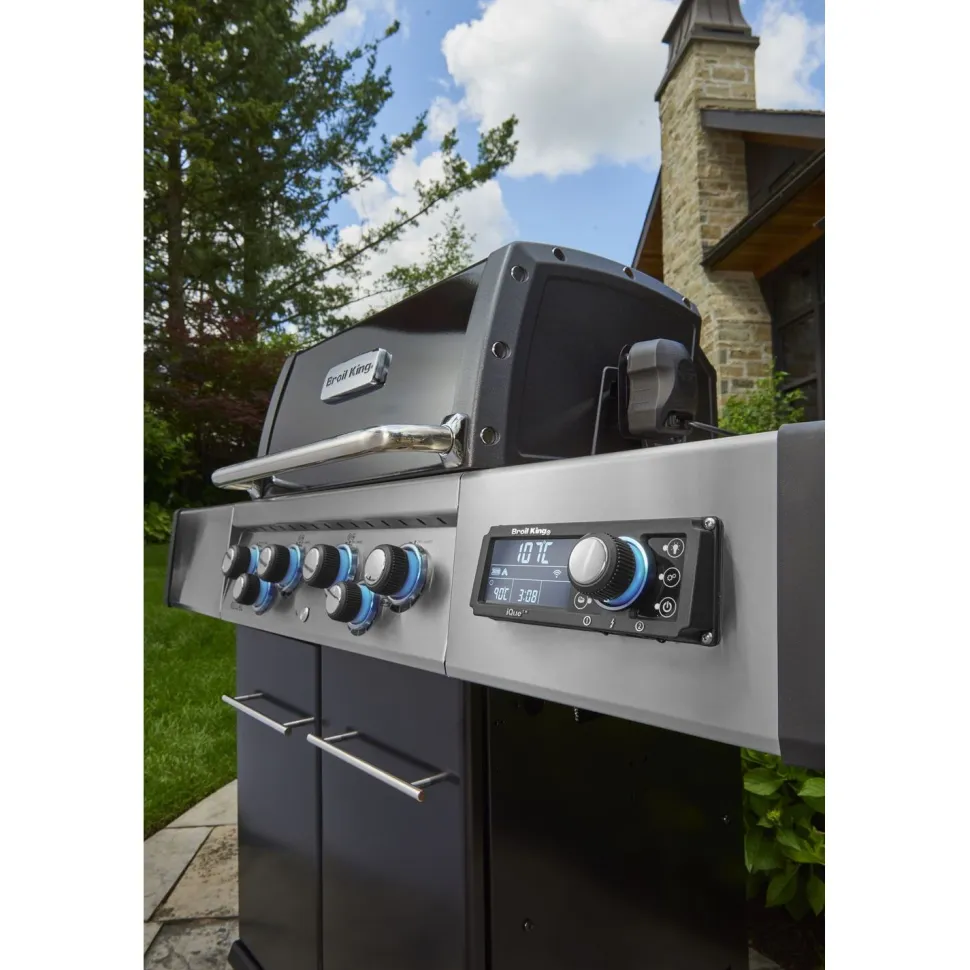 Kaasugrilli Broil King iQue Regal Q 490 IR, 4 poltinta, sivukeitin infrapunalla, varraspaahdin