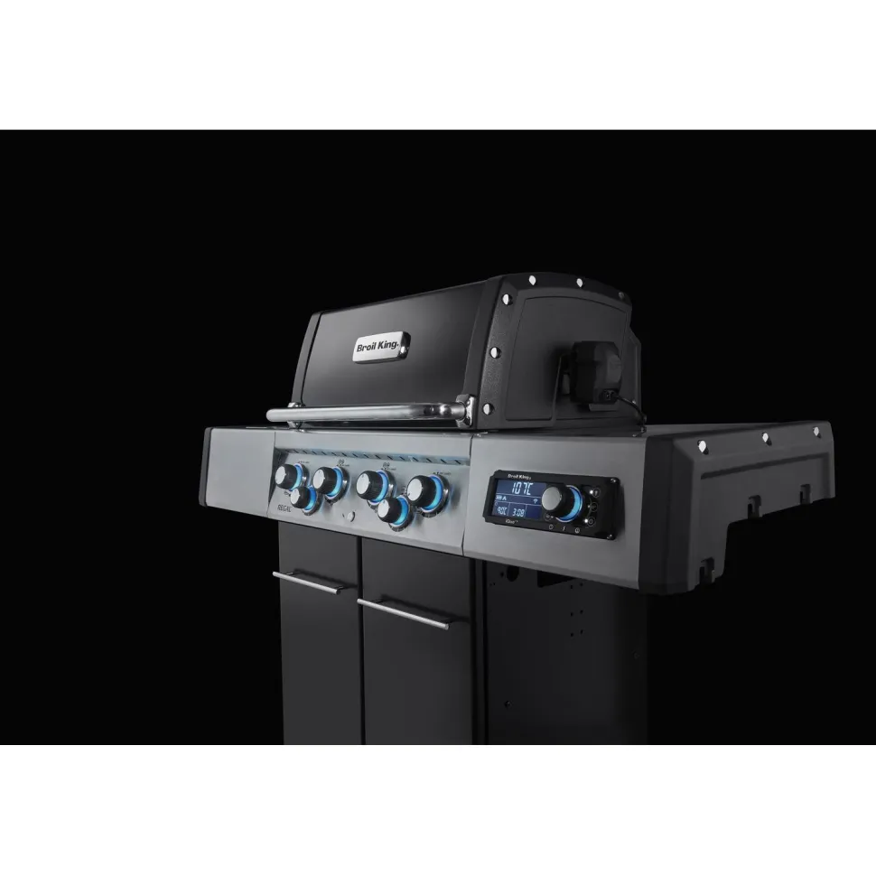 Kaasugrilli Broil King iQue Regal Q 490 IR, 4 poltinta, sivukeitin infrapunalla, varraspaahdin