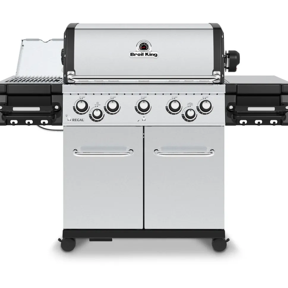 Kaasugrilli Broil King Regal S 590 IR 5 poltinta + sivukeitin infrapunalla + varraspaahdin